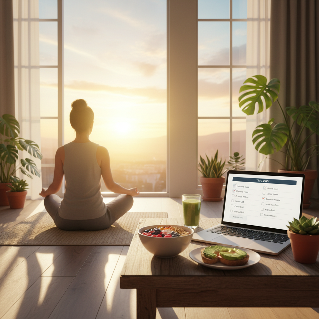 A vibrant and inspiring image representing a balan